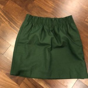 J Crew green skirt